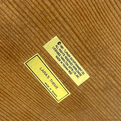 LOT 129J: Craft/Repair Lot with Beautiful Blue Velvet Lined Dr. Zhivago Music Box (Winds and Plays Lara's Song)