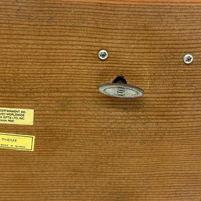 LOT 129J: Craft/Repair Lot with Beautiful Blue Velvet Lined Dr. Zhivago Music Box (Winds and Plays Lara's Song)