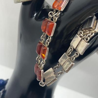 LOT 131J: Large Costume Jewelry Lot: Bracelets, Necklaces, Earrings, Pendants and More! Comes with a Cute Heart Shaped Box!