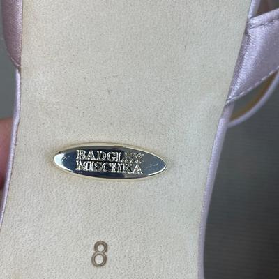 New Badgley Mischka Rose Crystal Sandals Size 8