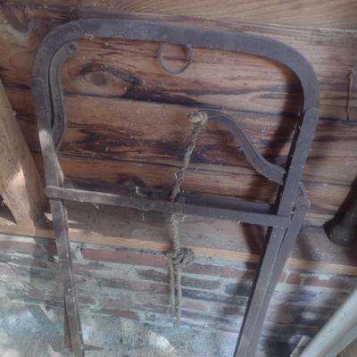 Antique Hay Bale Grappler