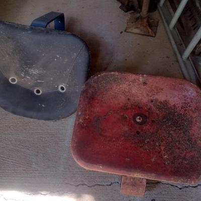 Pair of Tractor Seats with Spring Bars