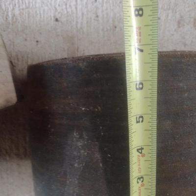 Set of Three Flat Belt Shop Pulleys