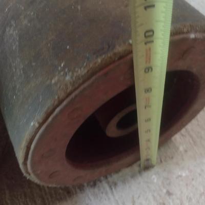 Set of Three Flat Belt Shop Pulleys