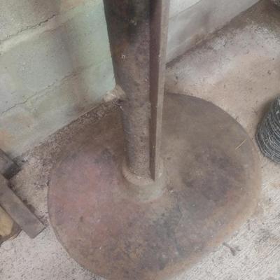 Steel Plate Pedestal Work Stand