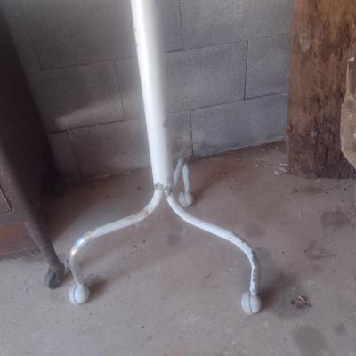Pair of Medical Furniture Pieces Includes Cabinet and Tray