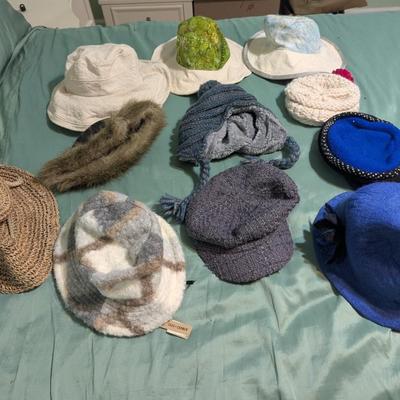 Various Brands Of Women's Hats Casual & Sun Hats (OB)