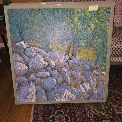 Original art Velimir Trnski "Behind the wall"