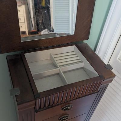Freestanding Jewelry Armoire Tower (PB)