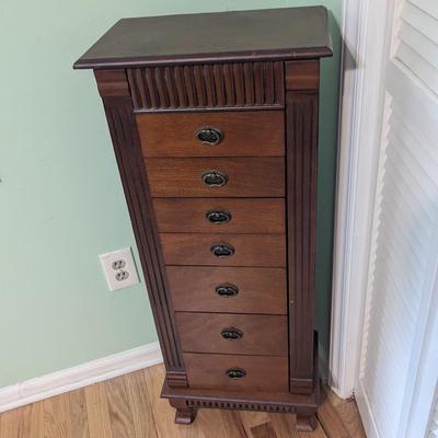 Freestanding Jewelry Armoire Tower (PB)