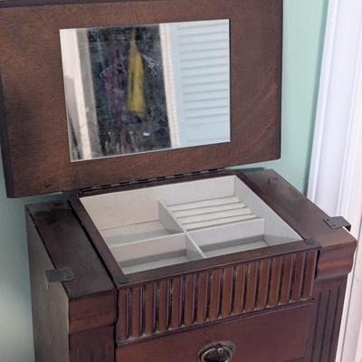 Freestanding Jewelry Armoire Tower (PB)