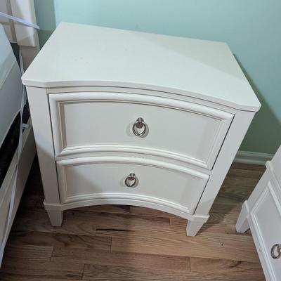 A Pair Of Jaclyn Place 2 Drawer Night Stands (PB)