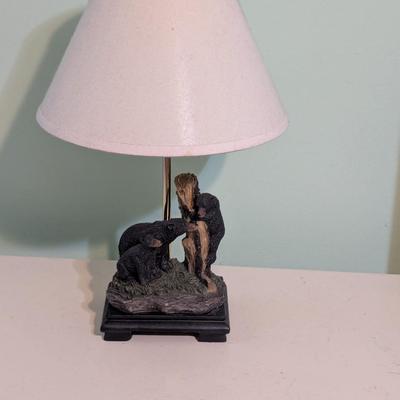 Resin Bear Table Lamp (PB)