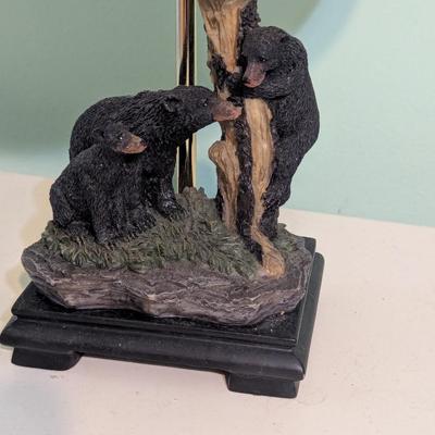 Resin Bear Table Lamp (PB)