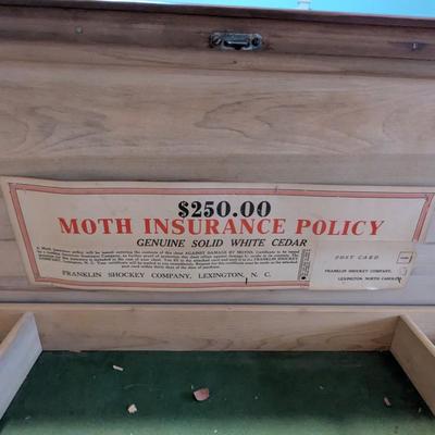 Genuine Solid White Cedar Chest Lexington NC (PB)