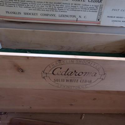 Genuine Solid White Cedar Chest Lexington NC (PB)