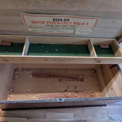Genuine Solid White Cedar Chest Lexington NC (PB)