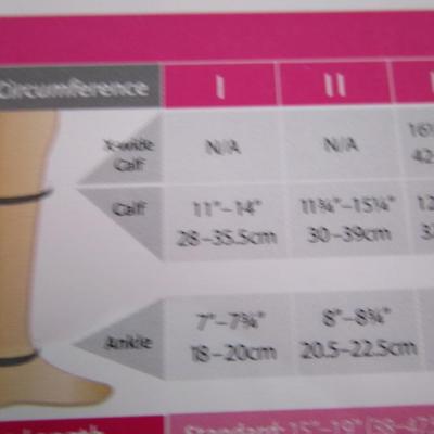 Sale Photo Thumbnail #73: New in pkg 4 black XL, 2 beige #2, 3 beige XL 30-40 mmHg ; 4 beige not in pkg (look new)
