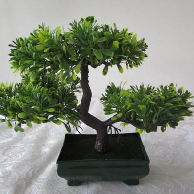 Sale Photo Thumbnail #291: Planter is 8-1/2" tall x 5-7/8" across; Bonsai tree is 8" tall x 10" wide, See pictures