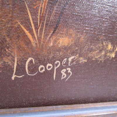 Sale Photo Thumbnail #397: Painter is L. Cooper '83