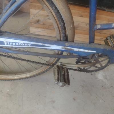 Vintage Firestone Metal Frame Bicycle