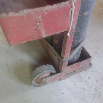Acetylene Tanks with Metal Cart