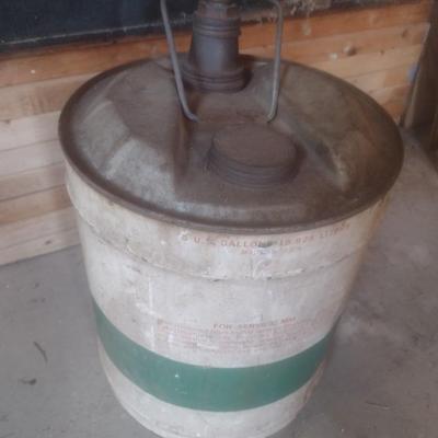Vintage Sinclair Opaline Motor Oil 5 Gallon Can