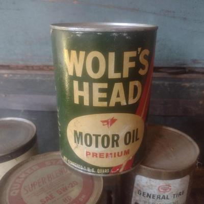 Collection of Vintage Advertising Petrolina Products Includes Sinclair, Wolf's Head and Other