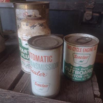 Collection of Vintage Advertising Petrolina Products Includes Sinclair, Wolf's Head and Other