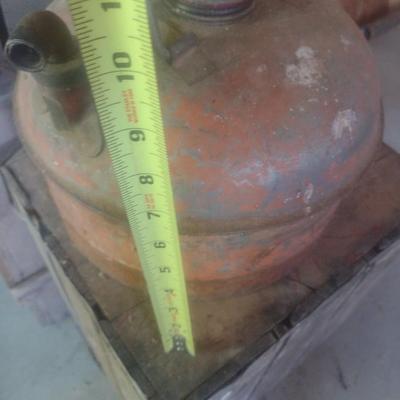 Pair of Vintage Metal Eagle Brand Gas Cans