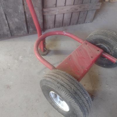 Metal Dolly with Pnuematic Tires