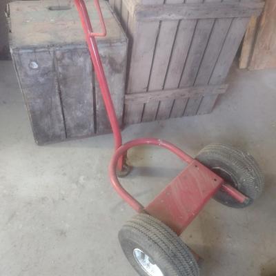 Metal Dolly with Pnuematic Tires
