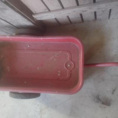 Vintage Radio Flyer 412 Single Axle Pull Behind Wagon