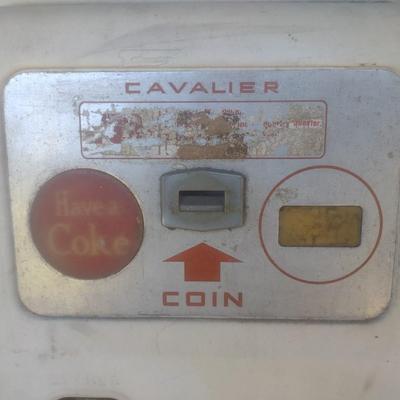 Vintage Cavalier 1950's Coca-Cola Retail Coin Operated Vending Machine