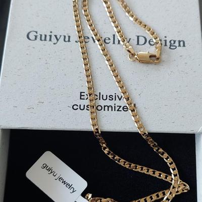 14kt Gold Vermeil Necklace In Original Box