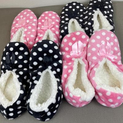 New Joan Vass Slipper Socks Size XL