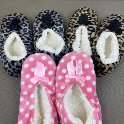 New Joan Vass Slipper Socks Size L