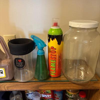 Sale Photo Thumbnail #146: Shelf is 10” x 25” x 42” high. Includes glass top