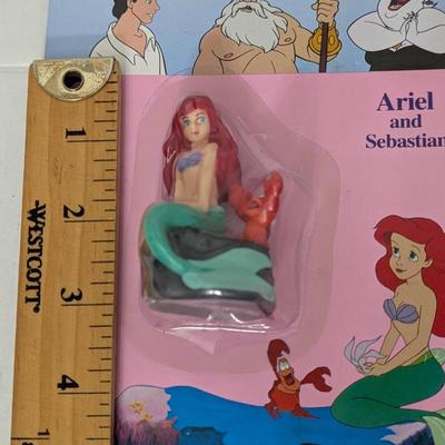 Vintage Disney The Little Mermaid Ariel & Sebastian Tyco 1990s Collectible Sealed