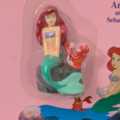 Vintage Disney The Little Mermaid Ariel & Sebastian Tyco 1990s Collectible Sealed