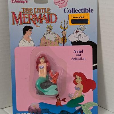 Vintage Disney The Little Mermaid Ariel & Sebastian Tyco 1990s Collectible Sealed