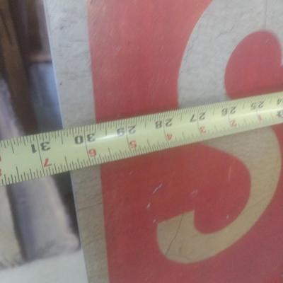 Large Metal Intersection Stop Sign
