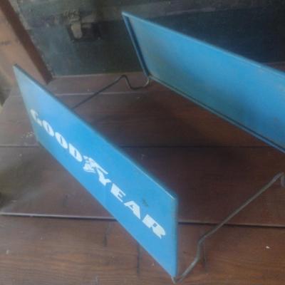 Vintage Commercial Metal Advertising Good Year Sales Floor Tire Display Stand Choice A