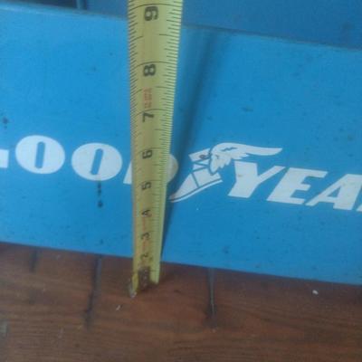 Vintage Commercial Metal Advertising Good Year Sales Floor Tire Display Stand Choice A