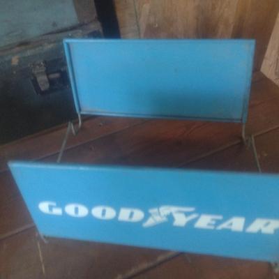 Vintage Commercial Metal Advertising Good Year Sales Floor Tire Display Stand Choice B