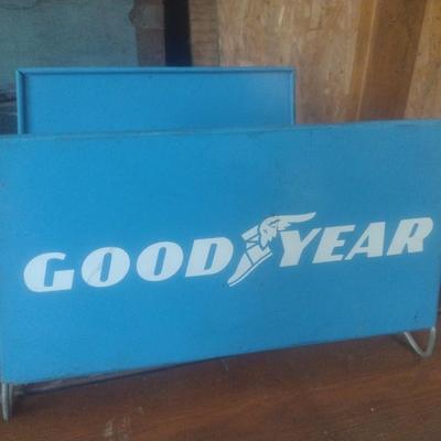 Vintage Commercial Metal Advertising Good Year Sales Floor Tire Display Stand Choice B
