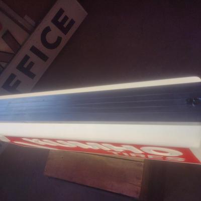 Vintage Commercial Double Sided Back Lit Advertising Sign Kumho Tires New in Box