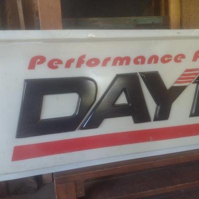 Vintage Resin Advertising Dayton Tires for a Back Lit Retail Wall Display Choice A