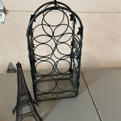 Eiffel Tower & wine rack