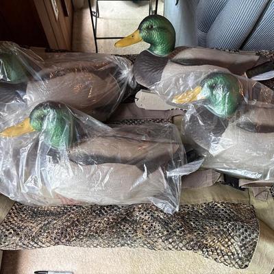 Sale Photo Thumbnail #198: New duck decoys and camo duffel bag